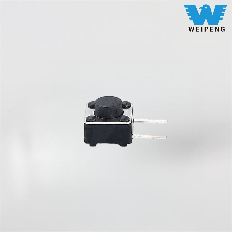 Comutator tactil cu montare la suprafață de 6x6 mm cu două picioare