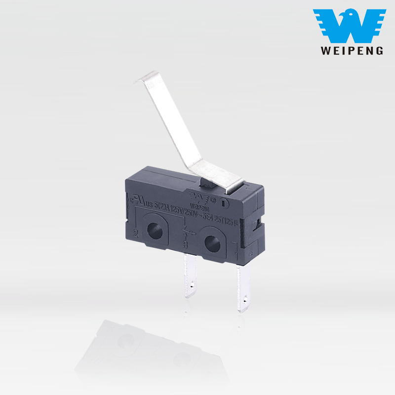 HK-04G-L Micro comutator Mâner îndoit cu doi pini