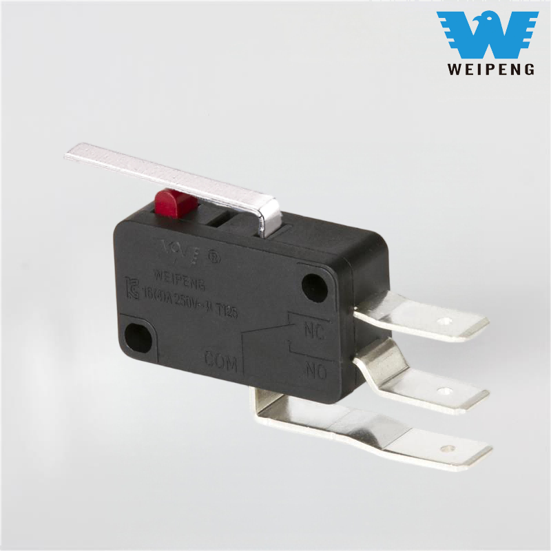Microcomutator Weipeng 16A 250V cu pârghie pentru componente electronice