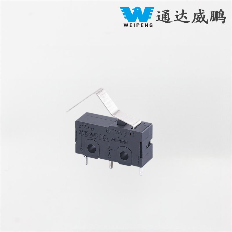 Weipeng Manufacturer Comerț cu ridicata 5A cu 3 pini Micro întrerupător rezistent la temperaturi înalte pentru electrocasnice mici