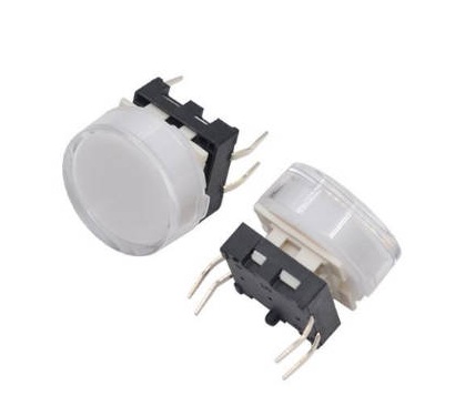 Comutator alb LED Tact Switch Durată lungă de viață